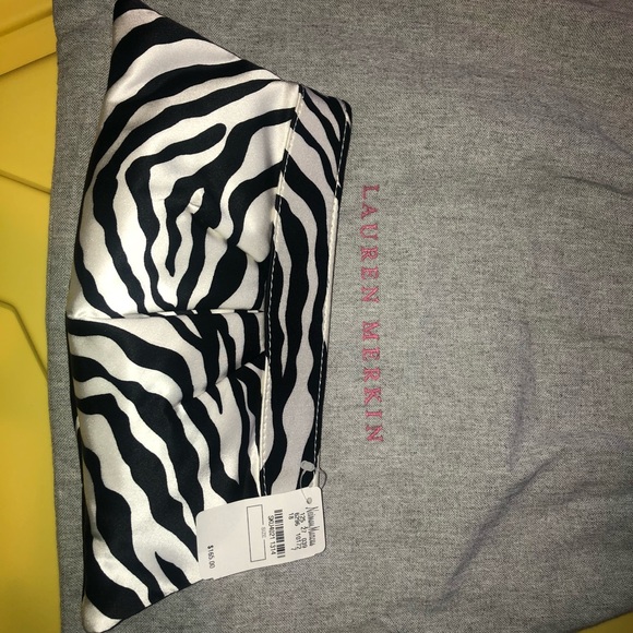 Lauren Merkin Black & White clutch NWT - Picture 1 of 4
